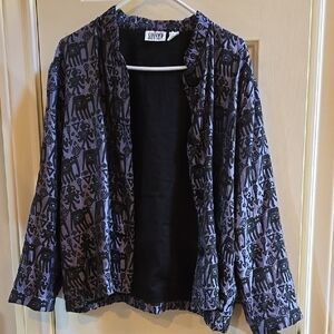 Chico Women's Black and Purple Jacket